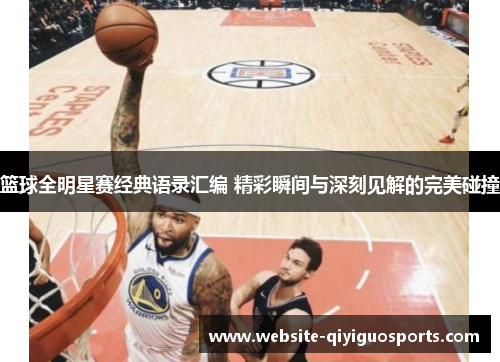 篮球全明星赛经典语录汇编 精彩瞬间与深刻见解的完美碰撞